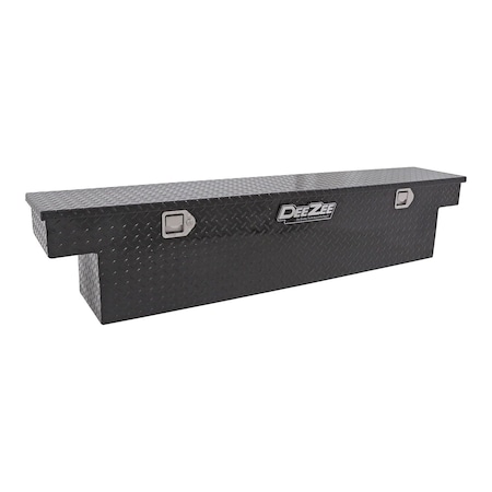 Dee Zee Crossover, Single Lid, Diamond Tread, Black, Aluminum, 63" Length x 14" Width x 15-1 DZ6163NB